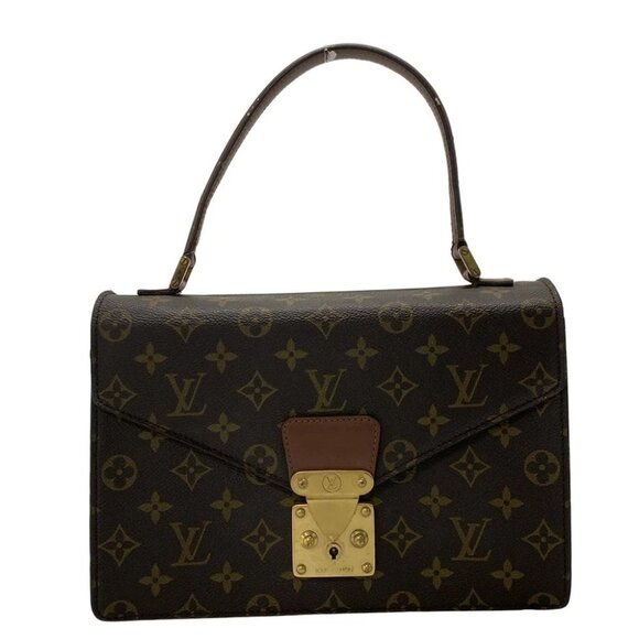 Auth LOUIS VUITTON Concorde Monogram Handbag Monogram Canvas - Picture 1 of 12